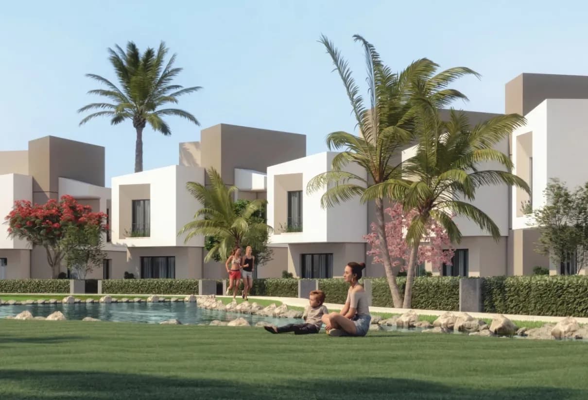 جدول مقارنة جميع مشاريع شركة مدينة مصر للإسكان والتعمير 2026 — تاج سيتي: Origami Golf — صورة تسويقية للمشروع